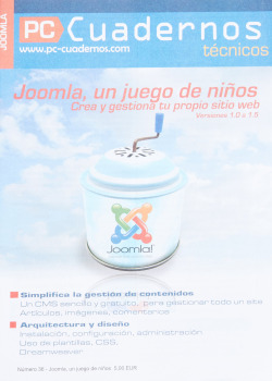 Joomla, un juego de niños. crea y gest. tu propio sitio web