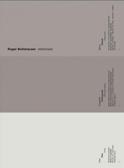 ROGER BOLTSHAUSER Response