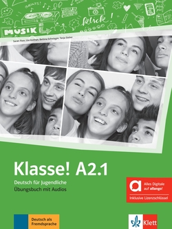 Klasse! A2.1 libro de ejercicios - edición híbrida allango
