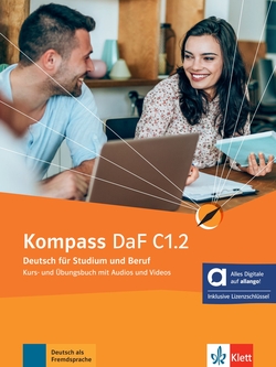 Kompass DaF C1.2 libro del alumno y de ejercicios - edición híbrida allango
