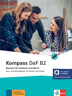 Kompass DaF B2 libro del alumno y de ejercicios - edición híbrida allango