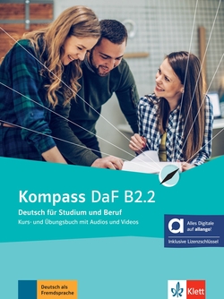 Kompass DaF B2.2 libro del alumno y de ejercicios - edición híbrida allango