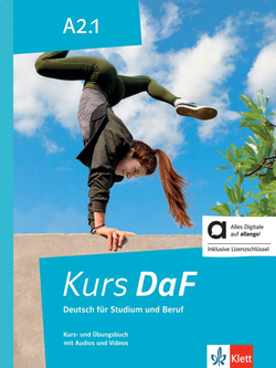 Kurs DaF A2.1 - Alumno y ejercicios + licencia allango - edición híbrida allango -