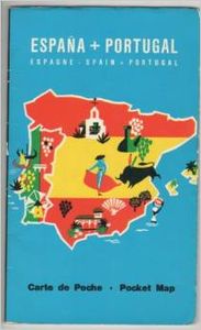 MAPA MURAL ESPAÑA PORTUGAL (FISICO-POLITICO)