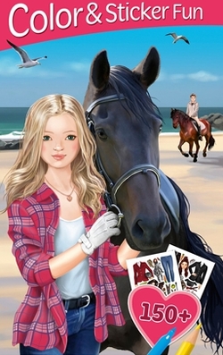 Caballos (3D Lenticular) ("Color & Sticker Fun")