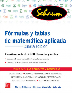 Fórmulas tablas matemática aplicada