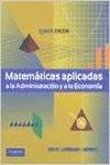 (5º) matematicas aplicadas a la administracion y la economia