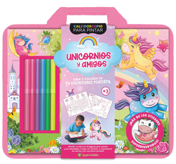 Unicornios y amigos ("Caleidoscopio para pintar")