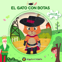 El gato con botas (Libro + 3 puzles) ("Clásicos para armar")