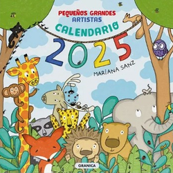 Calendario 2025 pequeños grandes artistas de pared
