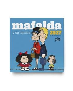 Calendario Mafalda pared familia 2027