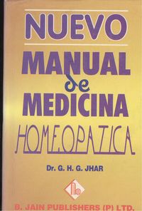 Nuevo manual de medicina homeopática