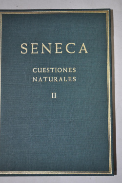 VOLUMEN ii custiones naturales: libros iv-viii