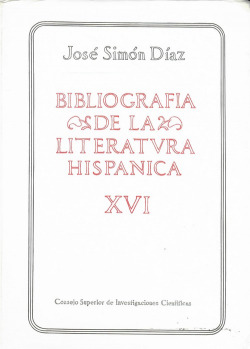 Bibliografía de la literatura hispánica