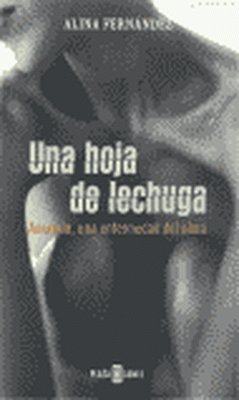 Una hoja de lechuga