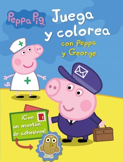 Juega y colorea con Peppa y George (Peppa Pig)