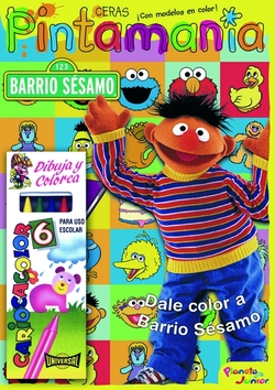 Barrio Sésamo. Pintamanía ceras