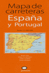 España & Portugal. Mapa de carreteras. (Escala 1:1.000.000)