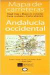 Mapa de carreteras de Andalucía Occidental