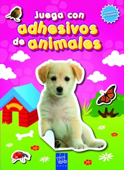 Juega con adhesivos de animales (rosa)