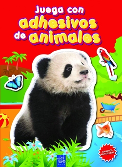 Juega con adhesivos de animales (rojo)