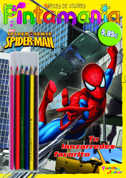 Spiderman. Pintamanía Lápices de colores