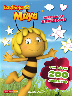 Libro de adhesivos, con más de 200 adhesivos. Abeja MAya