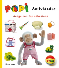 Popi actividades, juega con los adhesivos
