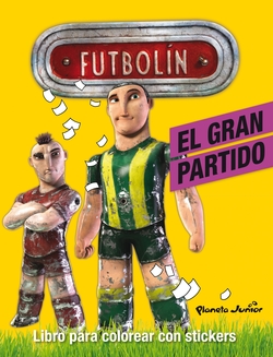 Futbolín. El gran partido, crea y colorea
