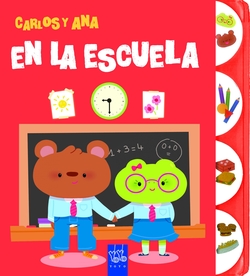 Carlos y Ana en la escuela