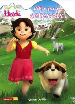 Heidi, libro de colorear. La vida en el prado