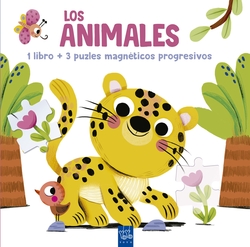 Lee y juega con puzles magnéticos. Los animales