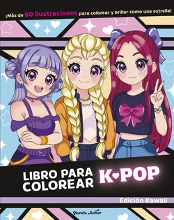 Libro para colorear K-pop