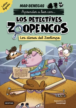 Aprende a leer con... Los Detectives Zoopencos Letra ligada 2. Los dioses del Zo