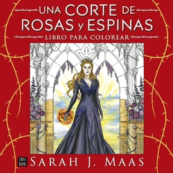 Una corte de rosas y espinas. Libro para colorear