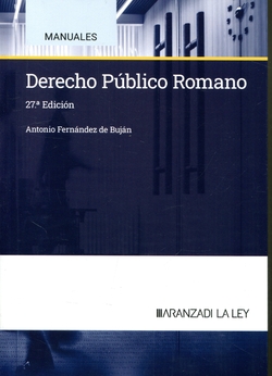 DERECHO PUBLICO ROMANO 2024 27ªED