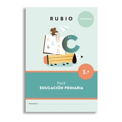 PACK MATEMATICAS RUBIO 3.º PRIMARIA (+ 8 AÑOS)