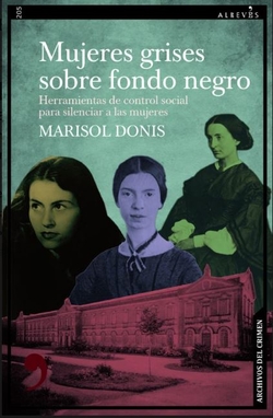 Mujeres grises sobre fondo negro