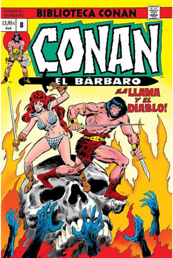 Biblioteca conan el bárbaro 8. 1974: conan the barbarian 42-45, the savage sword of conan #1 usa
