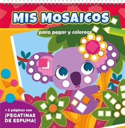 MIS MOSAICOS PARA PEGAR Y COLOREAR. ANIMALES SALVAJES
