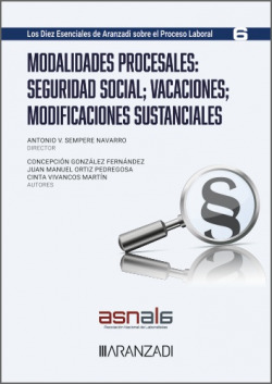 Modalidades procesales: Seguridad Social; vacaciones; modificaciones sustanciales