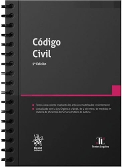 Código Civil 5ª Edición con anillas 2025