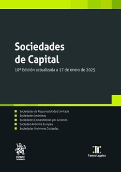 Sociedades de Capital 10ª Edición actualizada a 17 de enero de 2025