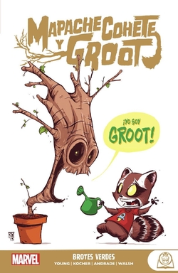 Marvel young adults mapache cohete y groot. brotes verdes 1
