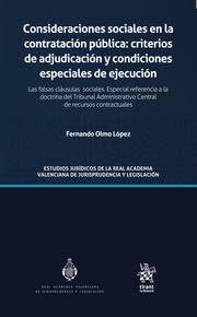 CONSIDERACIONES SOCIALES EN LA CONRATACION PUBLICA