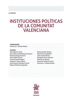 Instituciones políticas de la Comunitat Valenciana 2ª Edición 2022