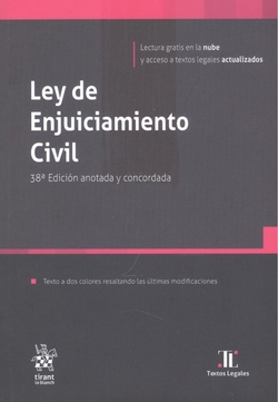 Ley de Enjuiciamiento Civil 38ª Edición anotada y concordada