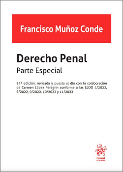 Derecho Penal Parte Especial 24ª Edición 2022