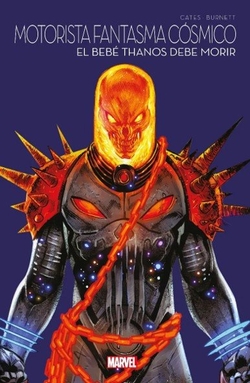 Marvel multiverso motorista fantasma cósmico. el bebé thanos
