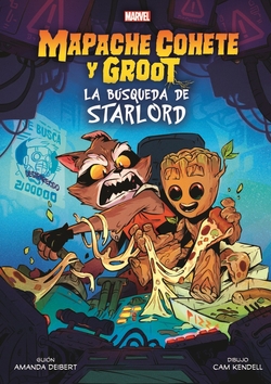 Marvel scholastic mapache cohete y groot. la búsqueda de starlord
